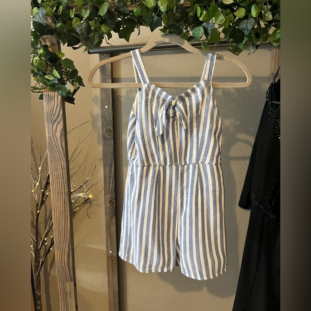Daytrip- girls striped romper
